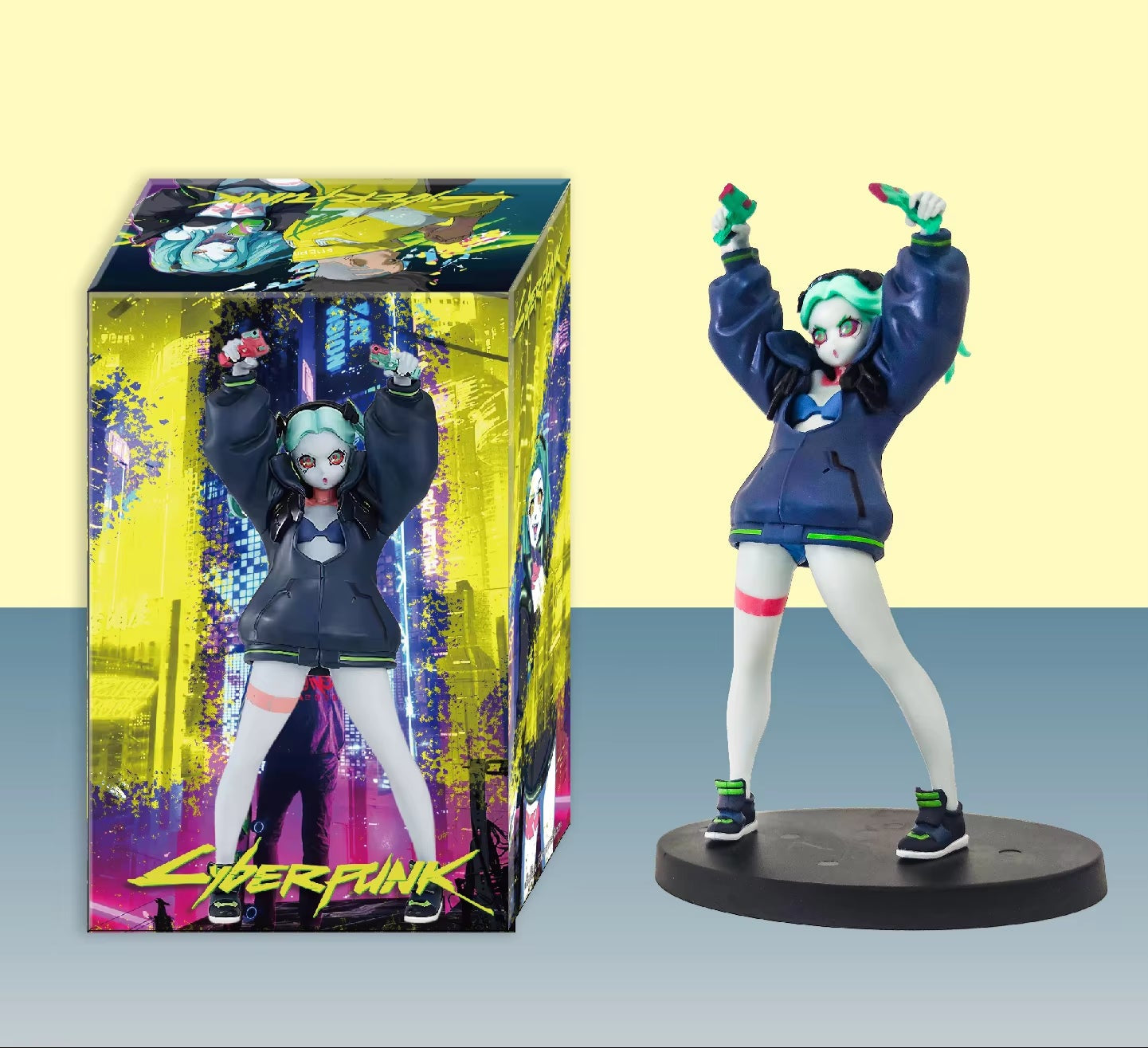 Anime Game Cyberpunk: Edgerunners Rebecca Figure Standing Model Toy Birthday Gift Collection Aciton Figure Desk Decoration Gift