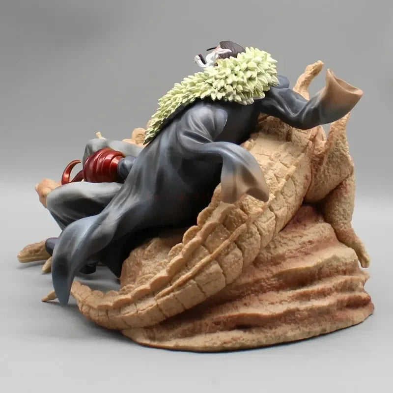 One Piece Bt Sitting Posture Laosha Gk Anime Figure Crocodile Shichibukai Sand Crocodile Figures Model Collectible Toy Gifts