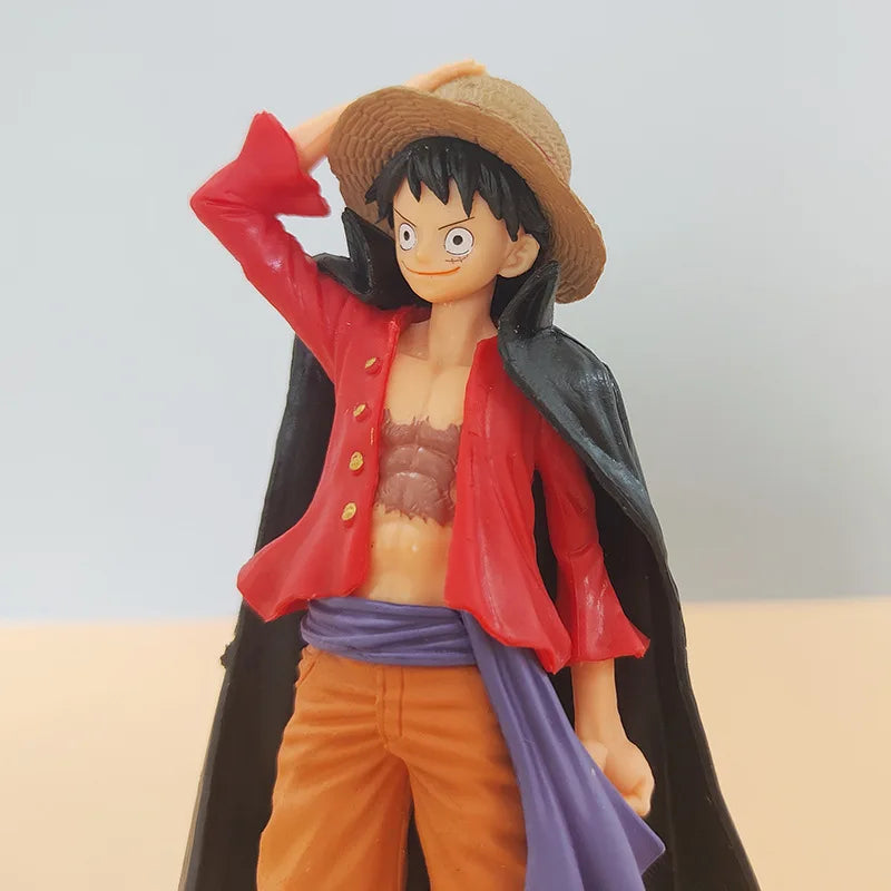 15Cm One Piece Luffy Gear 5 Action Figure Sun God Nika Statue Anime Figurine Pvc Model Doll Collection Toy Gift Kids