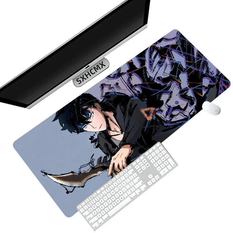 Anime Solo Leveling Mousepad HD Printing Computer Gamers Locking Edge Non-Slip Mouse Pad Xxl90X40Cm Keyboard PC Desk Pad