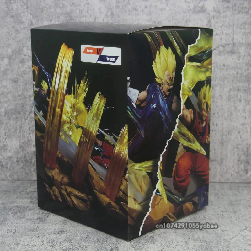 Dragon Ball Figure Goku Vs Vegeta Sky Top Wcf Figure Anime Gk Pvc Goku Battle Vegeta Anime Action Figurine Model Doll Toys Gift
