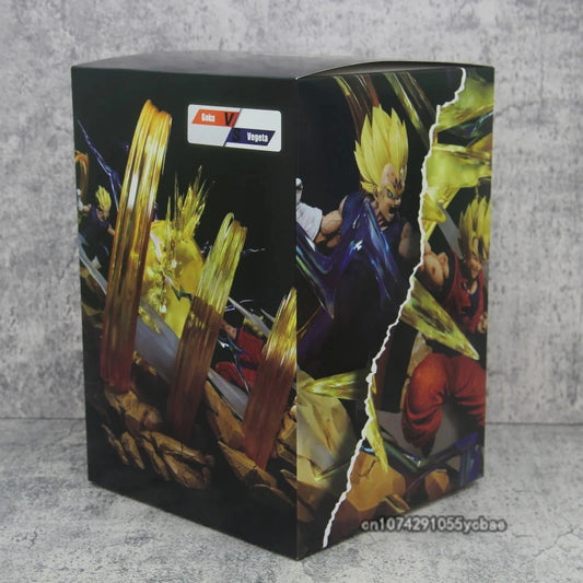 Dragon Ball Figure Goku Vs Vegeta Sky Top Wcf Figure Anime Gk Pvc Goku Battle Vegeta Anime Action Figurine Model Doll Toys Gift